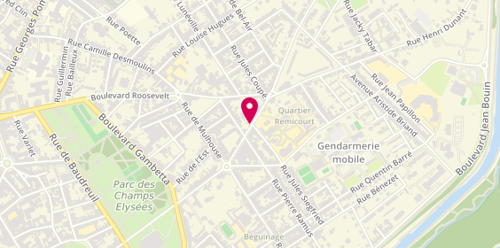 Plan de DE CARVALHO Manuel, 5 Rue de Bellevue, 02100 Saint-Quentin