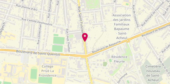 Plan de Auto Ecole Henriville, 145 Rue Saint-Fuscien, 80000 Amiens