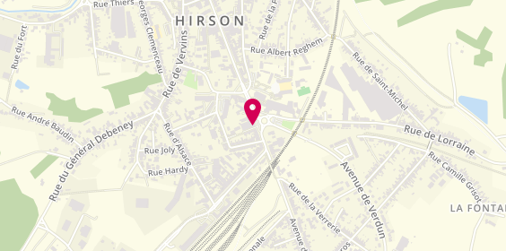 Plan de Auto Ecole Hirsonnaise, 138 Rue Charles de Gaulle, 02500 Hirson