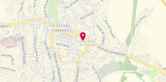 Plan de DANJOU Maurice, 24 Rue de Landrecies, 59360 Le Cateau-Cambrésis