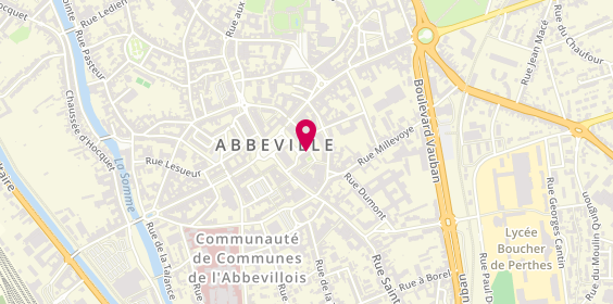 Plan de Auto-École Feu Vert, 28 place de la Libération, 80100 Abbeville