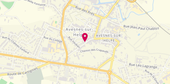 Plan de Auto Ecole David, 20 Cambrésienne, 59440 Avesnes-sur-Helpe