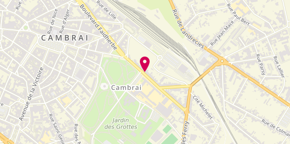 Plan de Auto-école Aire de Conduite, 21 Boulevard Vauban, 59400 Cambrai
