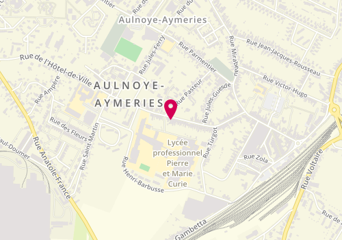 Plan de James Auto Ecole, 99 Rue de l'Hôtel de Ville, 59620 Aulnoye-Aymeries