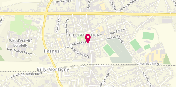 Plan de City'Zen Gael Auto-Ecole Billy Montigny, 41 Rue Fusillés, 62420 Billy-Montigny