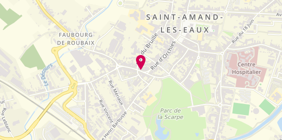 Plan de Lib'air'Té Conduite, 74 Rue d'Orchies, 59230 Saint-Amand-les-Eaux
