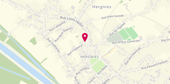 Plan de Hergnies Permis, 2 Ter Rue Carpeaux, 59199 Hergnies