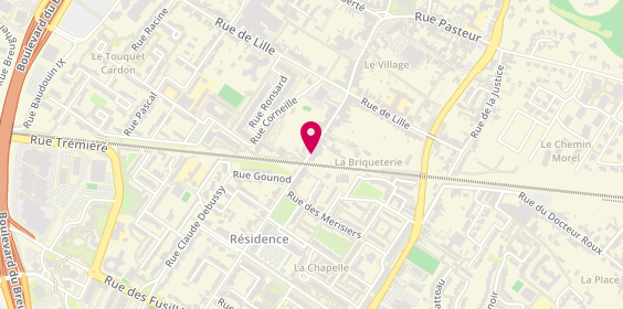 Plan de DESCAMPS Bernard, 87 Rue Station, 59650 Villeneuve-d'Ascq