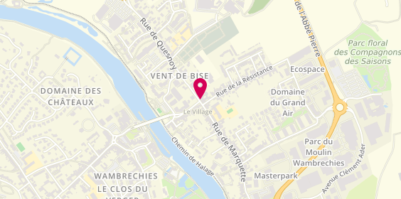 Plan de Auto Ecole Club Conduite Wambrechies, 8 Rue de Quesnoy, 59118 Wambrechies
