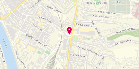 Plan de Auto Ecole Lanoy, 206 Rue Nationale, 62200 Boulogne-sur-Mer
