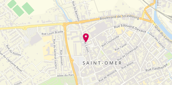 Plan de Auto Ecole Devemy - Saint-Omer, 91 Rue de Calais, 62500 Saint-Omer